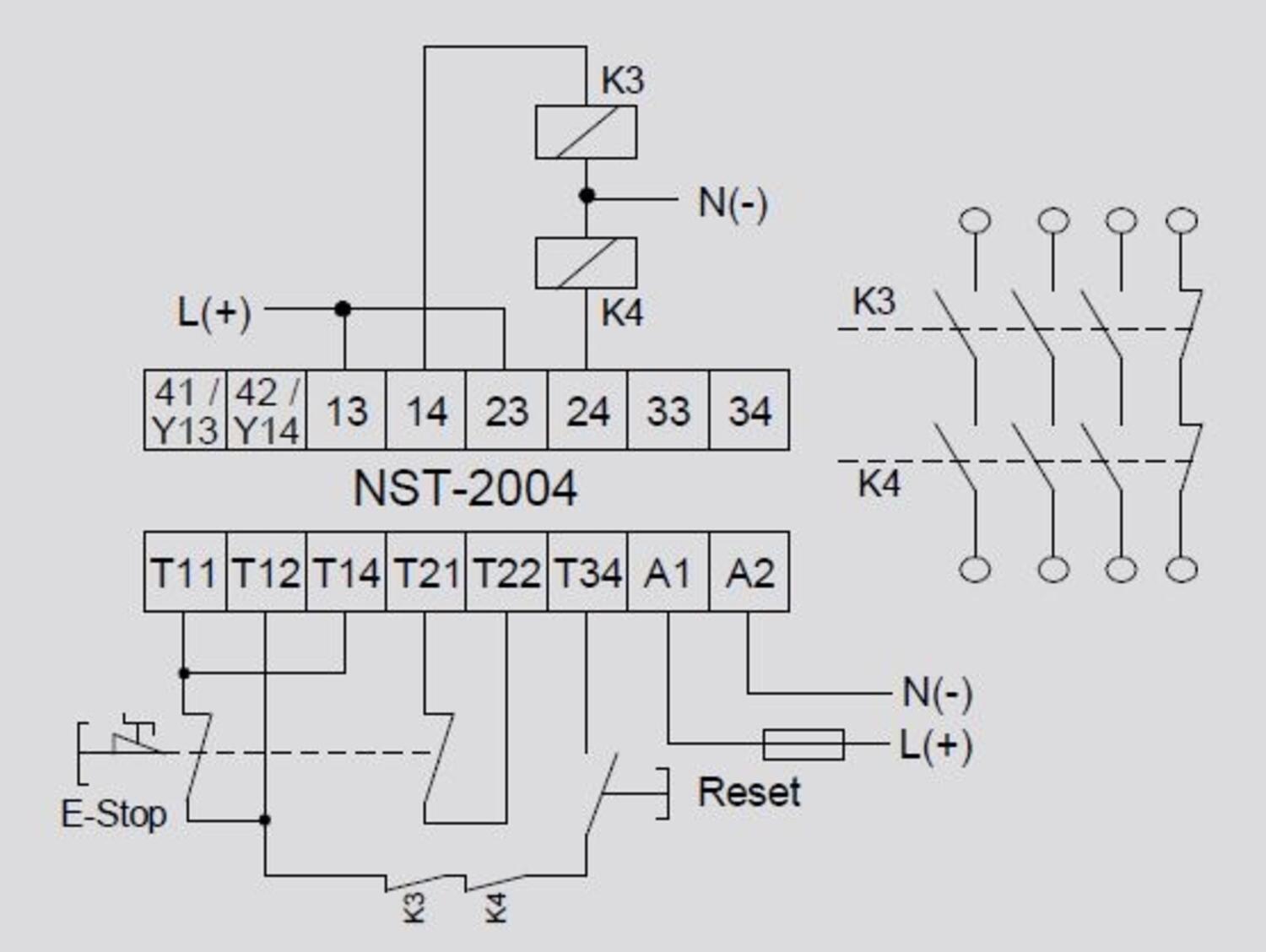Kontaktorien ohjaus ja valvonta