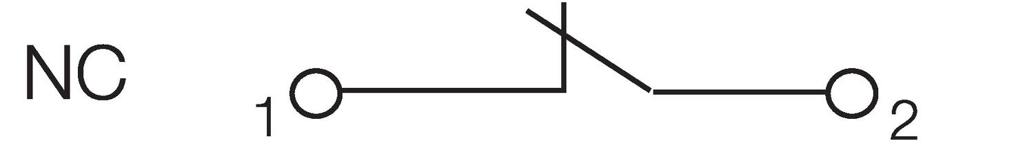 Kosketinyksikkö 1 NC, tekninen kuva