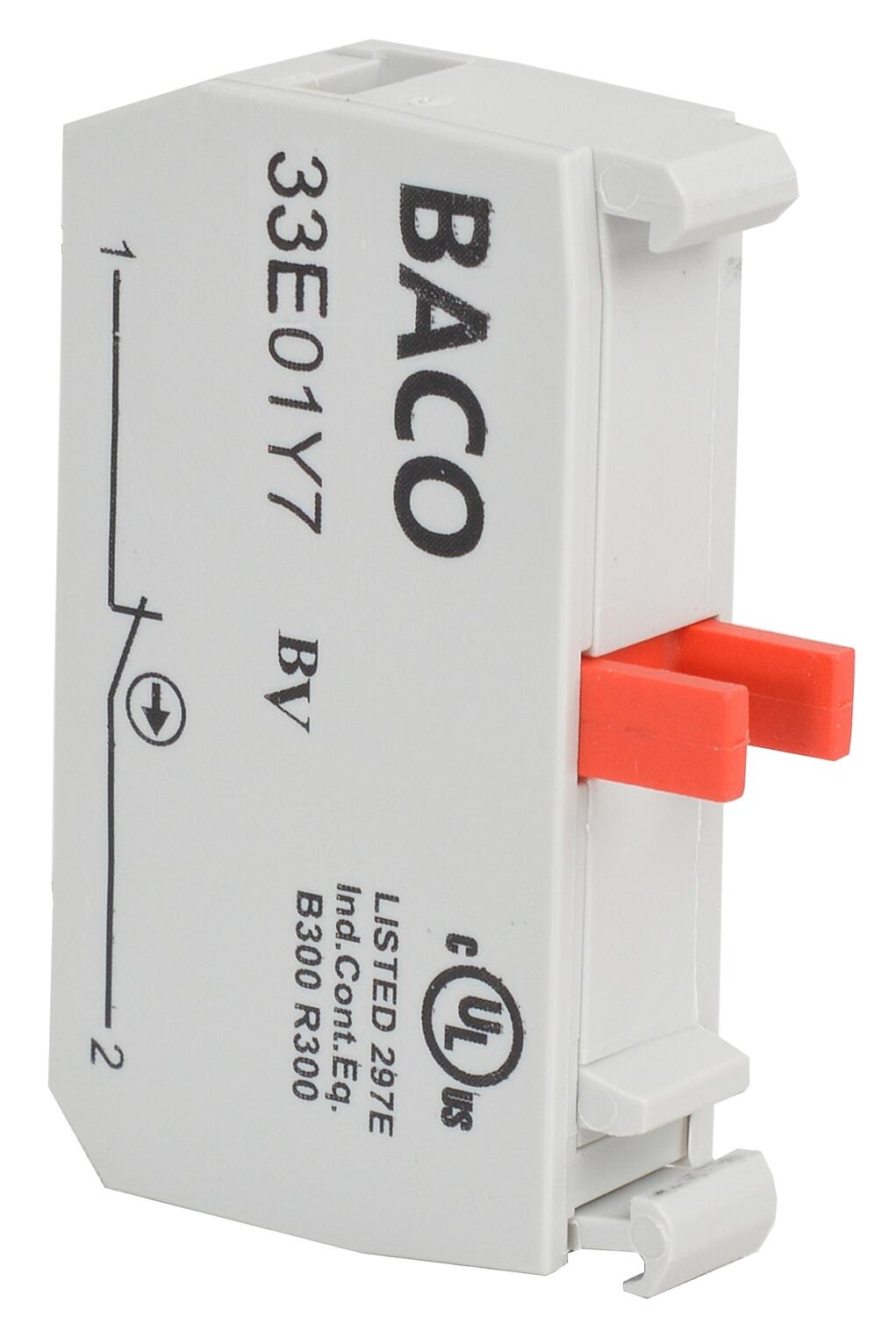 Kosketinyksikkö 1 NC kullatuilla koskettimilla