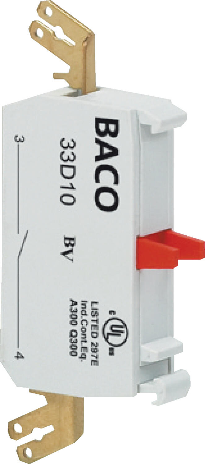 Kosketinyksikkö 1 NC lattaliittimet 