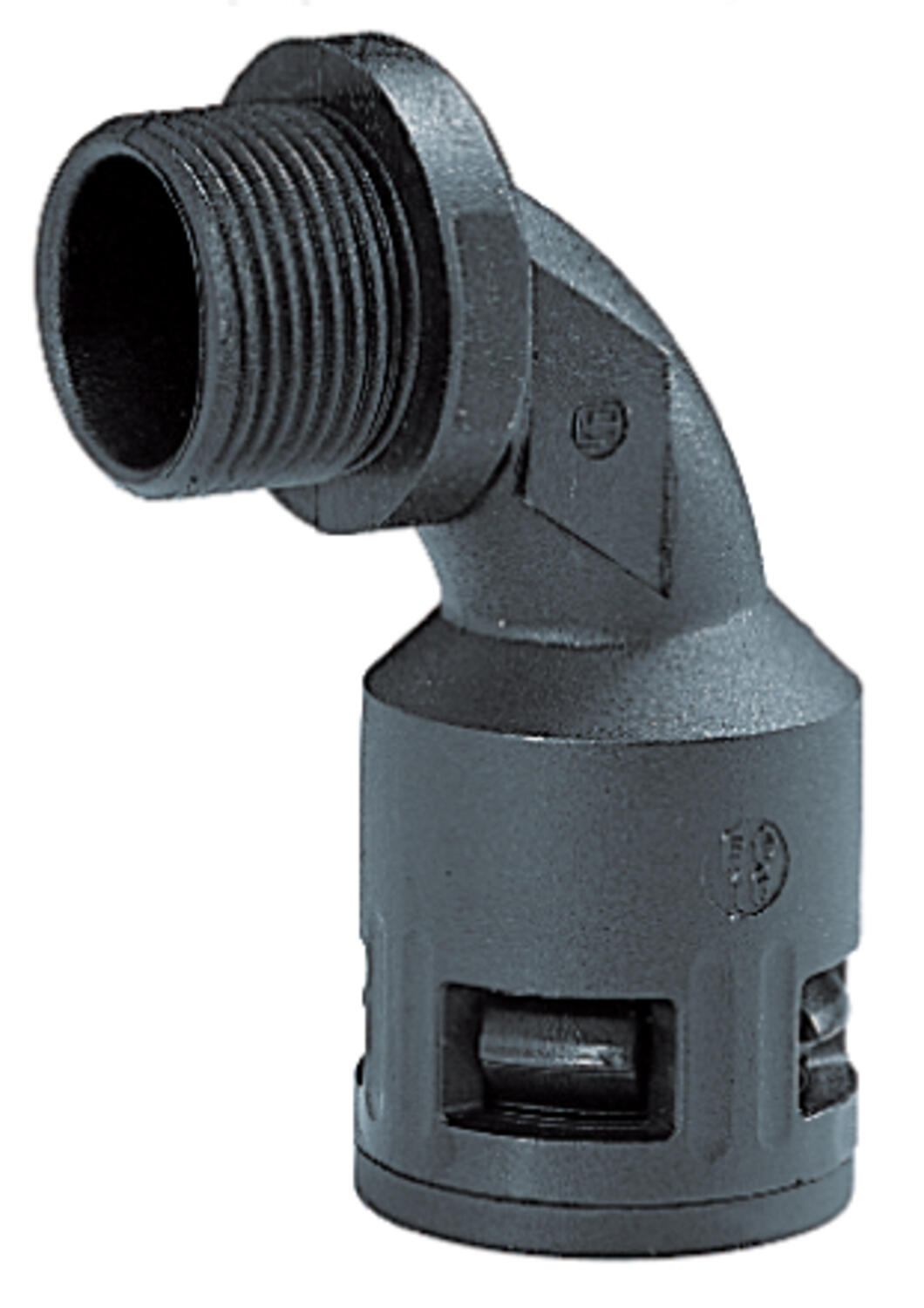 Kulmaliitin 90°/45°.