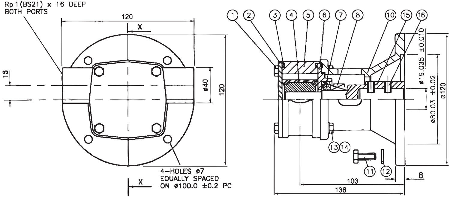 Kumisiipipumppu teollisuuskäyttöön 4