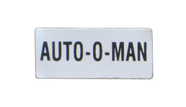 Kyltti "AUTO-O-MAN"