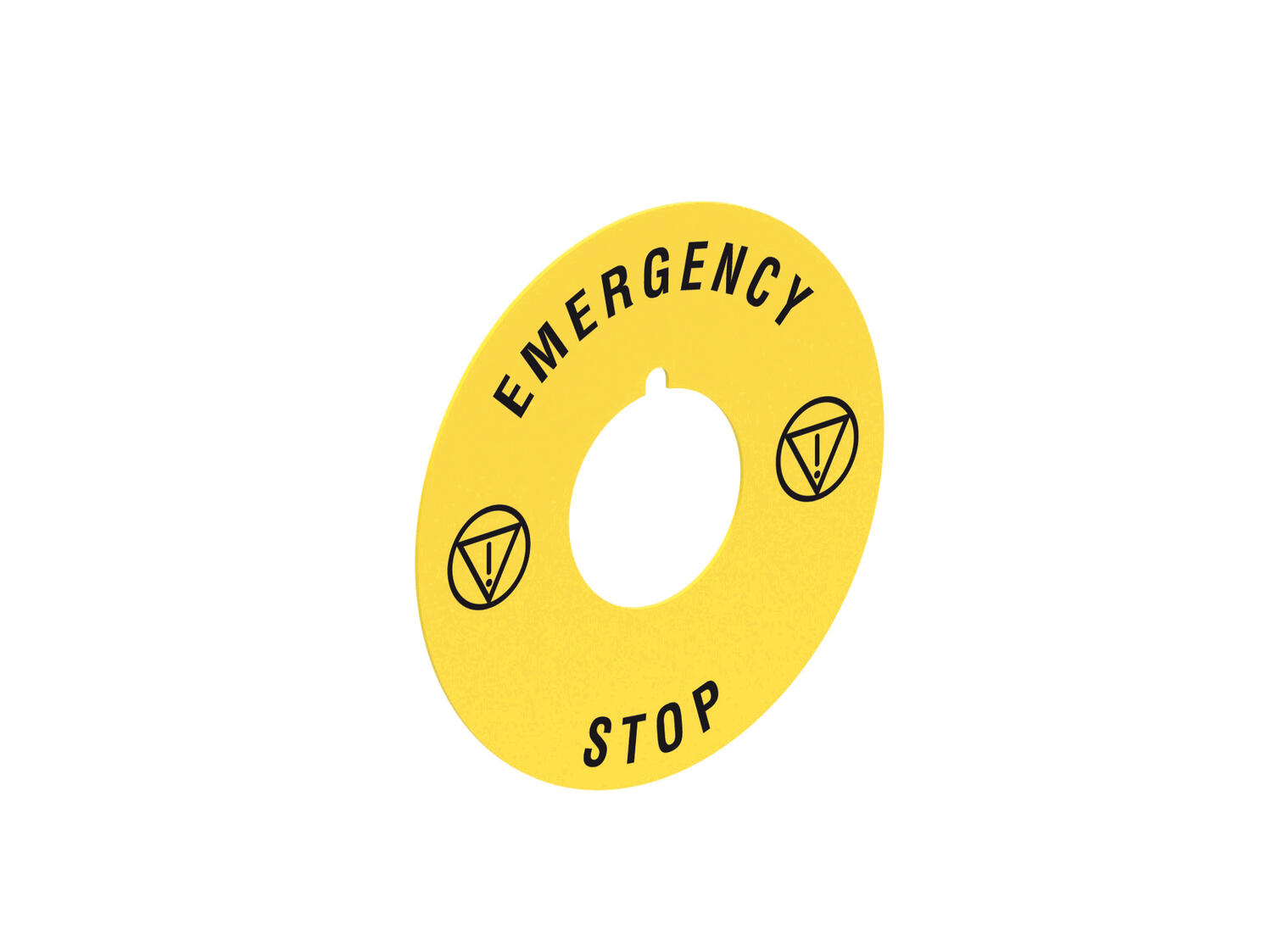 Kyltti 60 mm keltainen