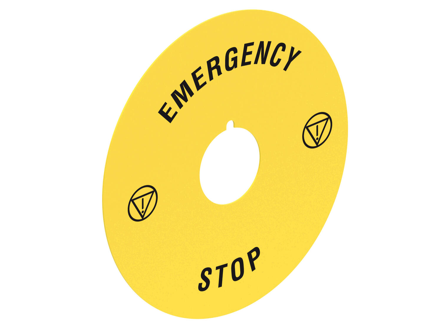 Kyltti 90 mm keltainen