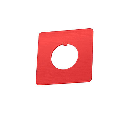 Kyltti punainen 48x48 mm blanko