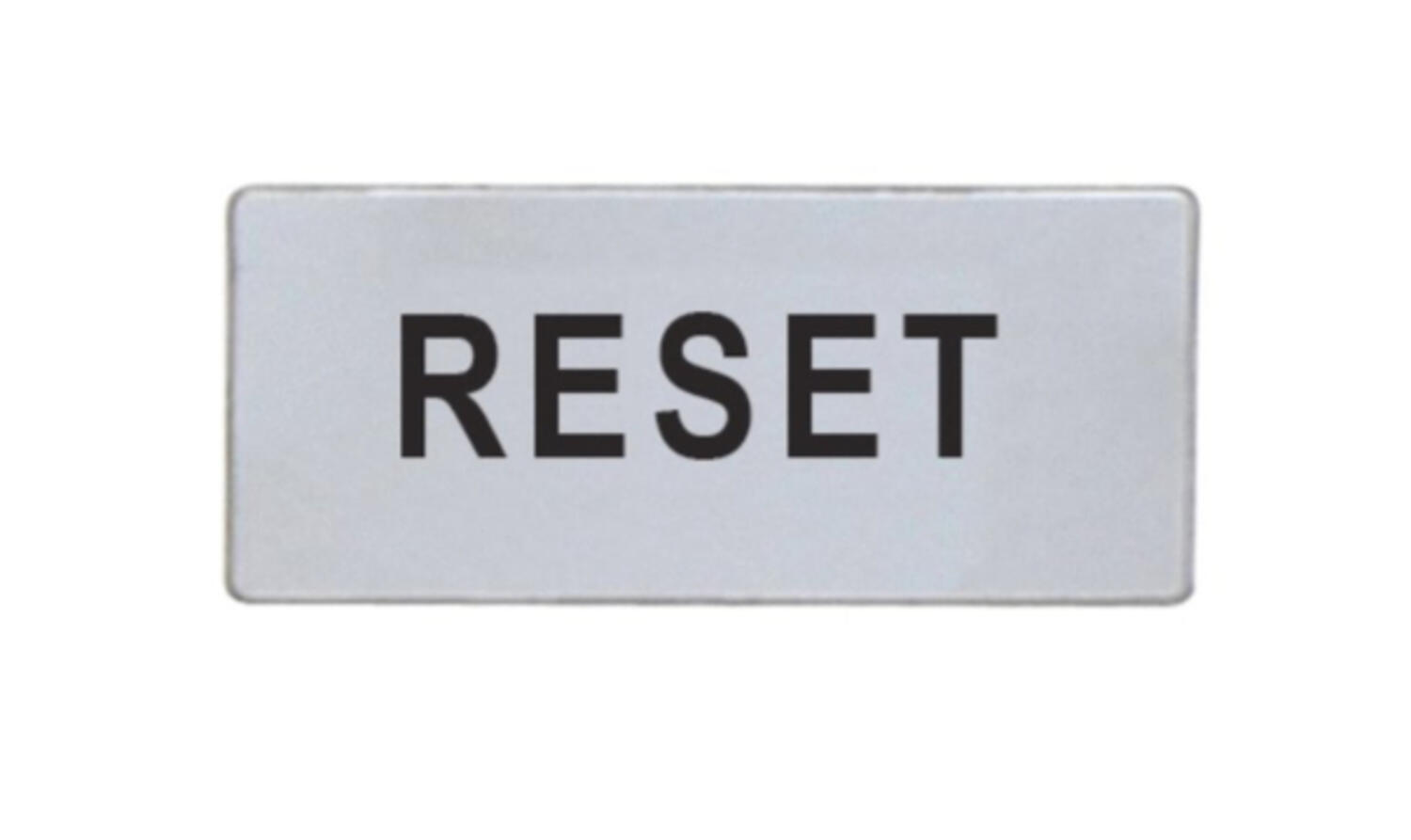 Kyltti RESET