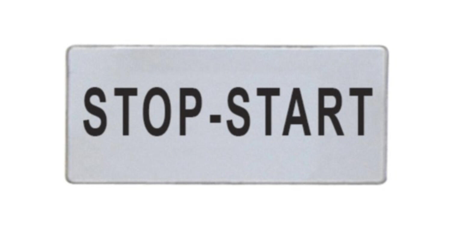 Kyltti START-STOP