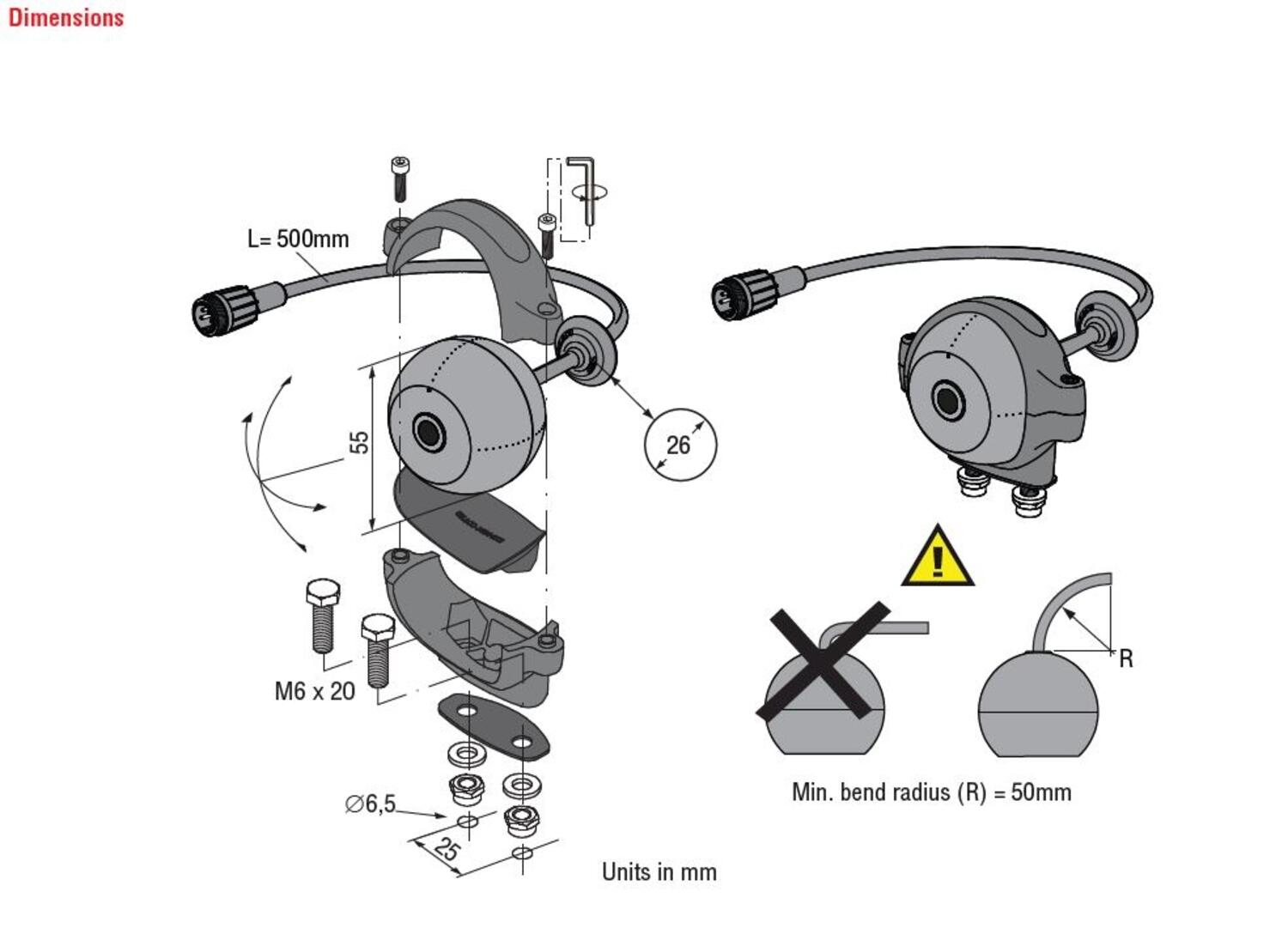 Lämpökamera, mittakuva