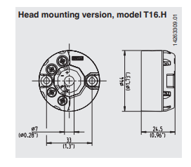 Lämpötilalähetin termoelementille datasivu