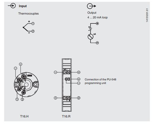 Lämpötilalähetin termoelementille datasivu3