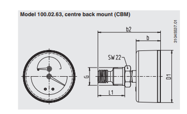 Lämpötilamittari 100-sarja 2