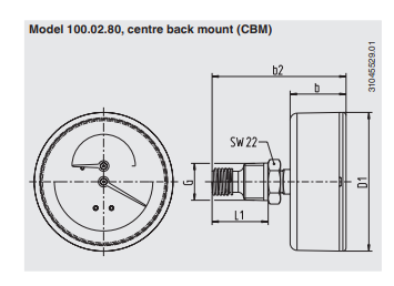 Lämpötilamittari 100-sarja kuva 3