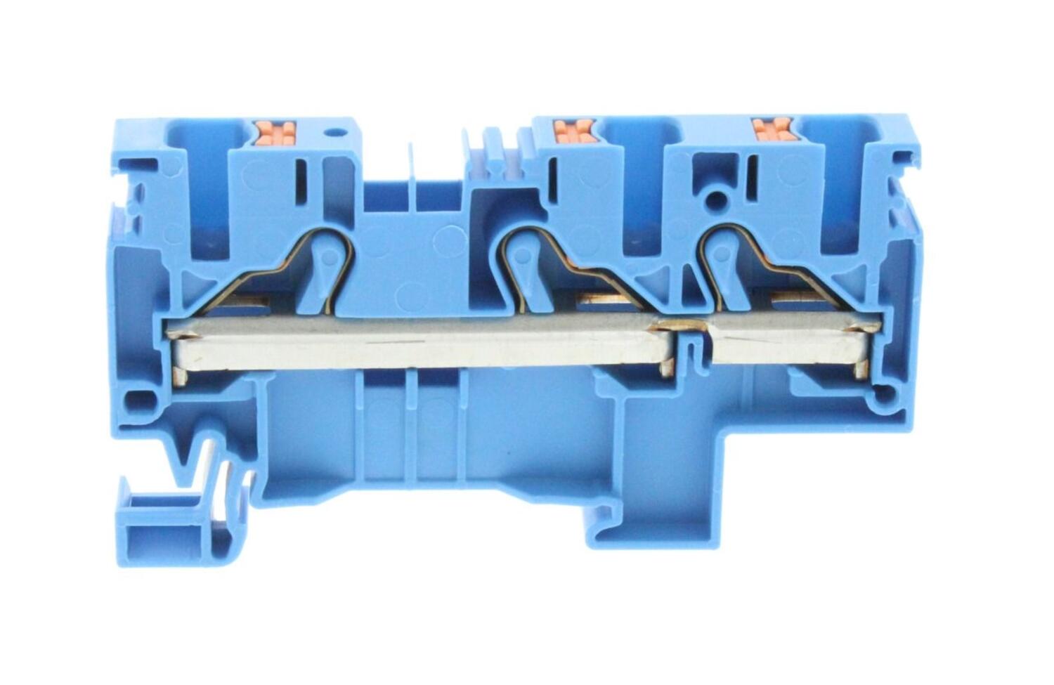 Läpivientiliitin sininen 6mm2