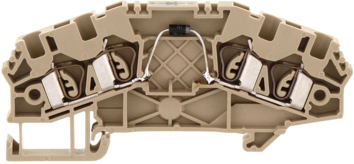 Läpivientiliitin ZRJ 2,5/2x2A/D1 BG