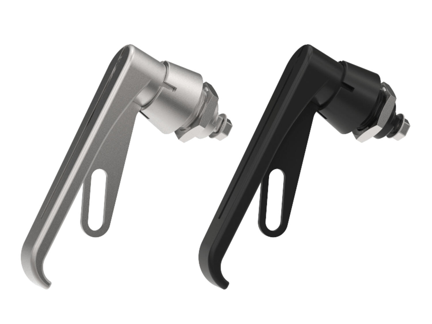 L-kahva riippulukolla ja mutterilla