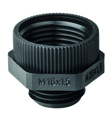 Laajennusholkki muovinen musta