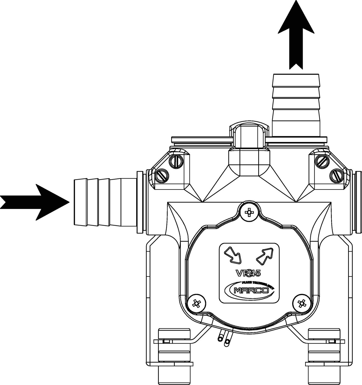 Lamellipumppu tekninen kuva 2