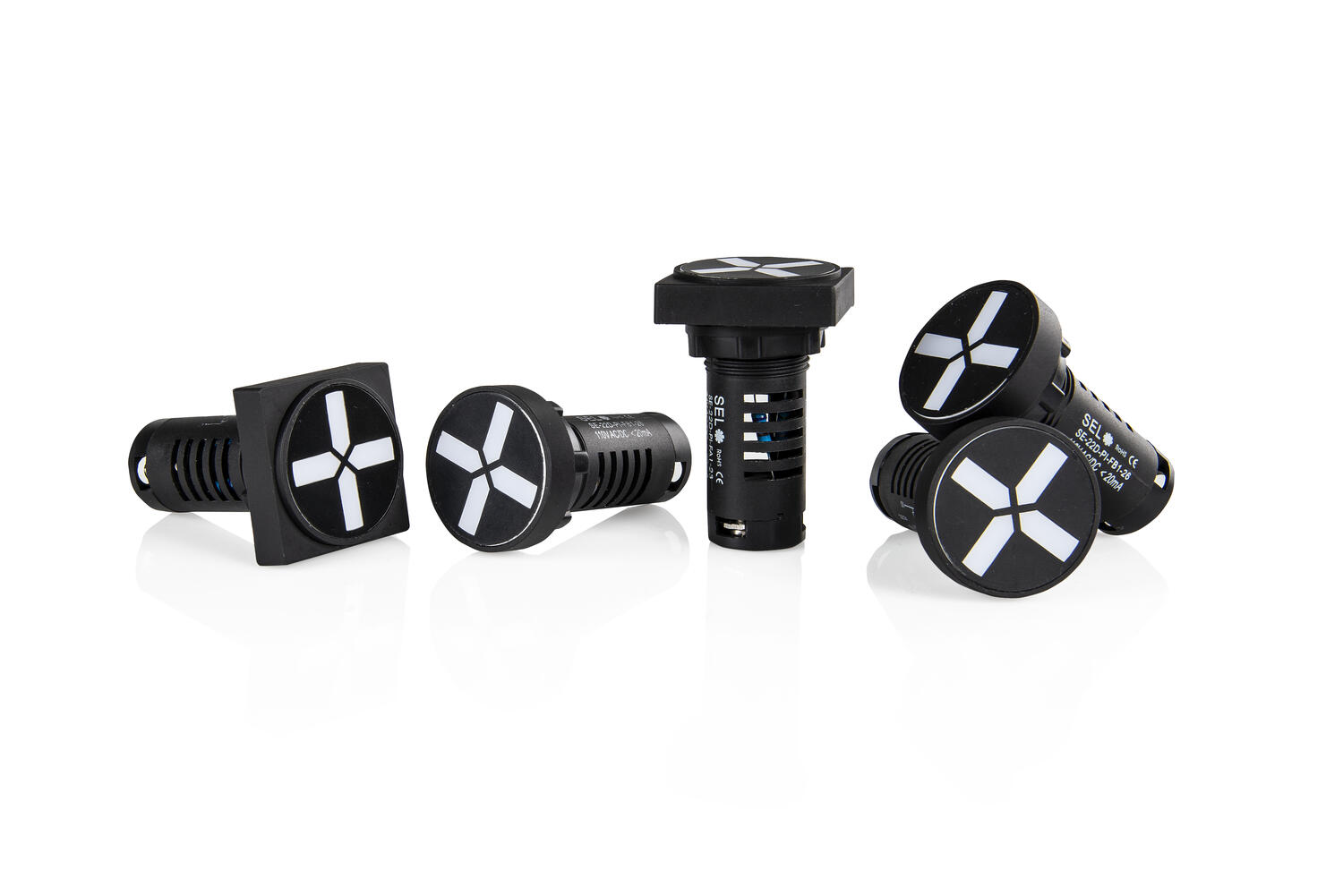 LED-Asennonosoittimet