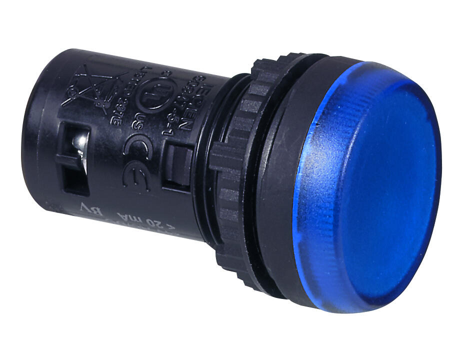 LED-merkkilamppu sininen