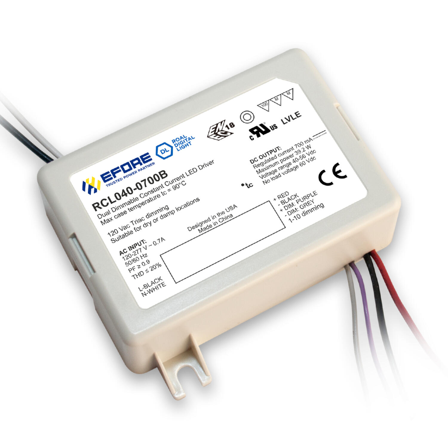 LED-teholähde 120-277 V AC