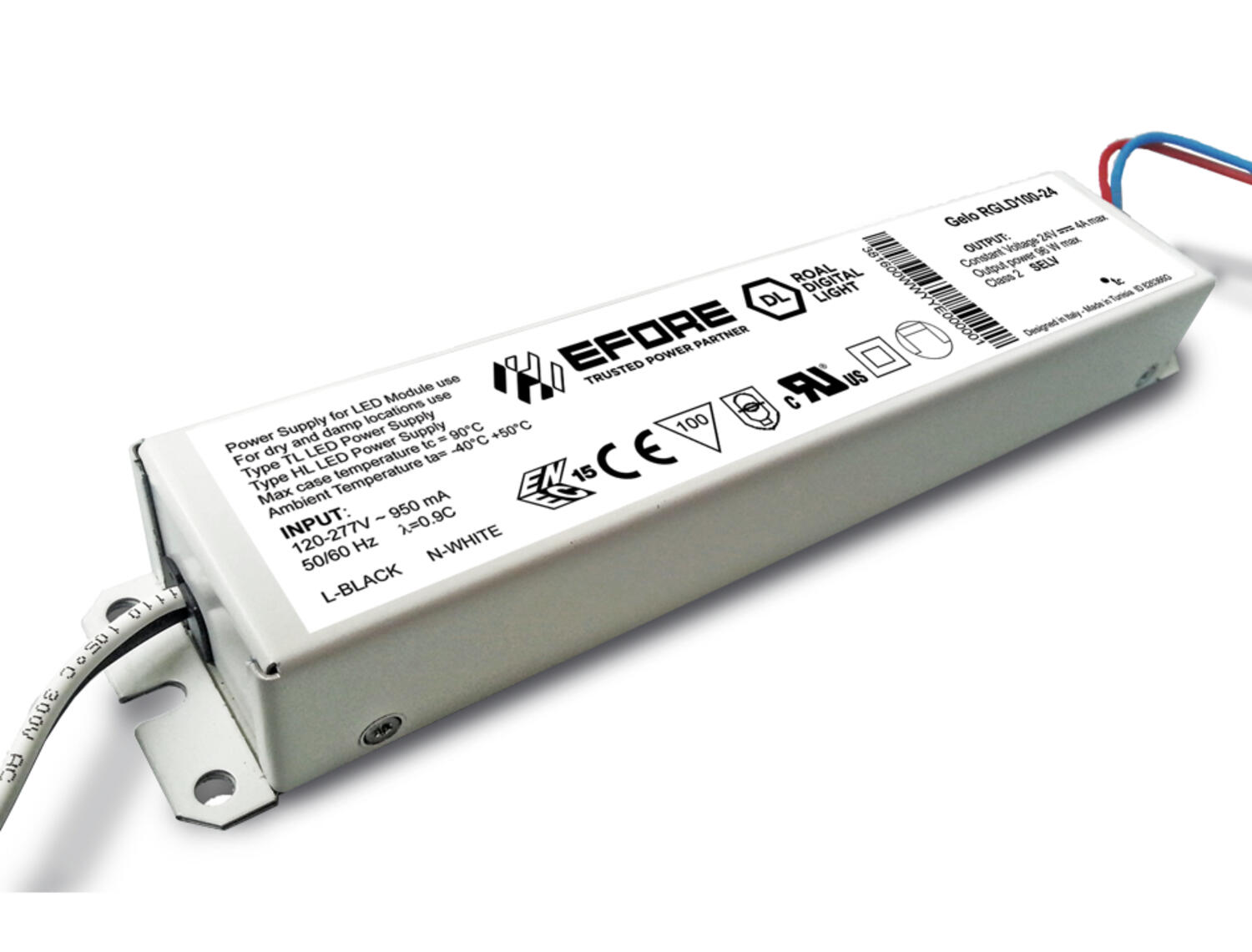 LED-teholähde 120-277 V AC