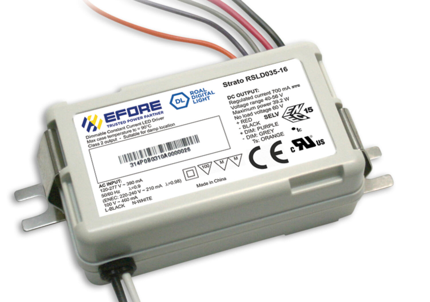 LED-teholähde 120-277 V AC