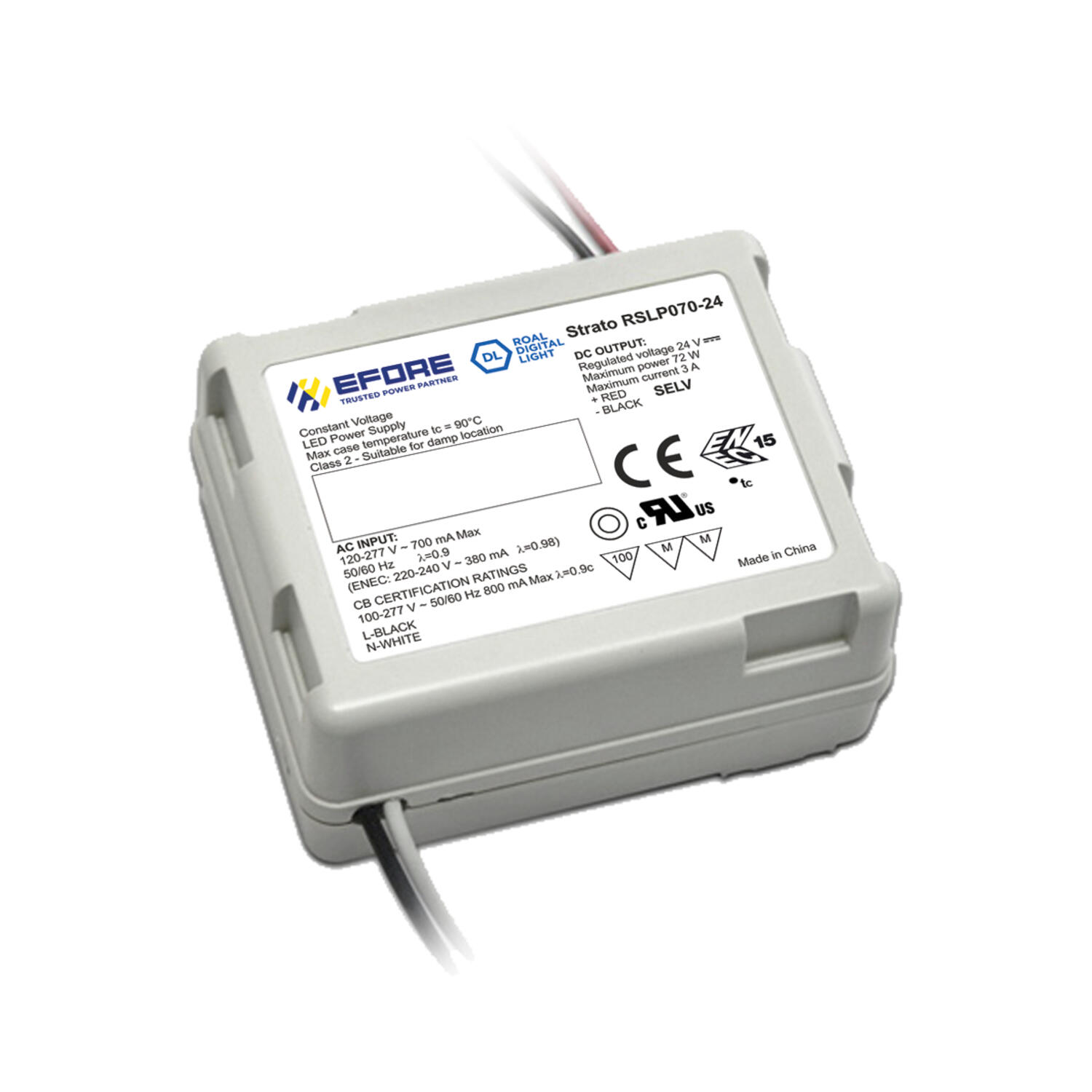 LED-teholähde 120-277 V AC