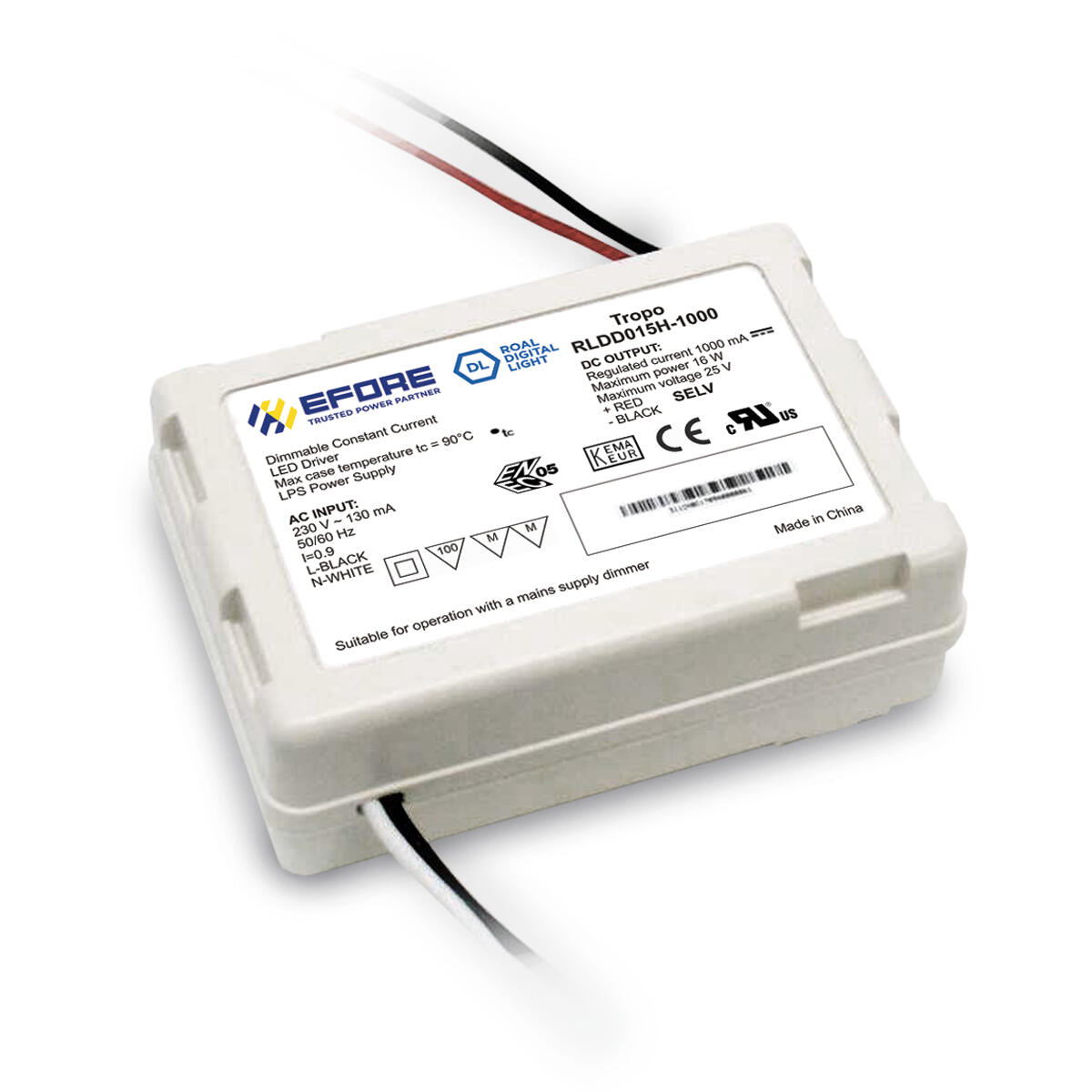 LED-teholähde 176-265 V AC