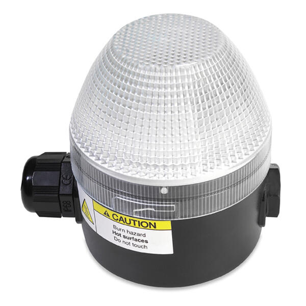 LED-varoitusvalo läpinäkyvä