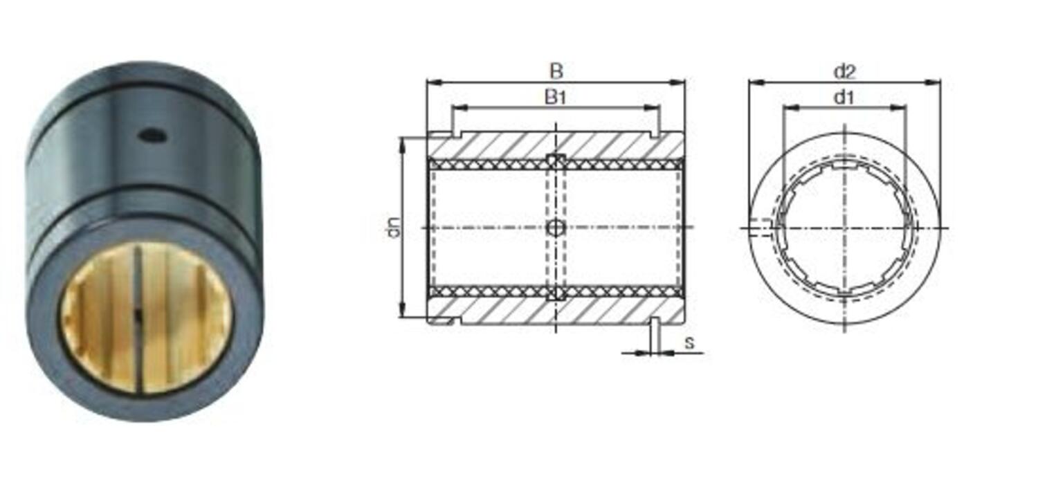 Lineaariholkki RJUM-01, tekninen kuva