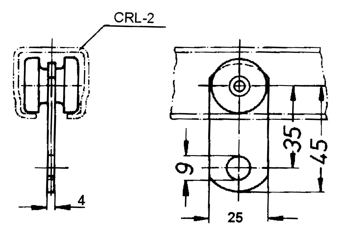 Liukuvaunu mittakuva
