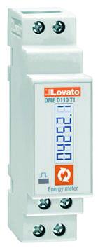 Lovato Energiamittari, 1-vaihe, suoramittaus 40 A