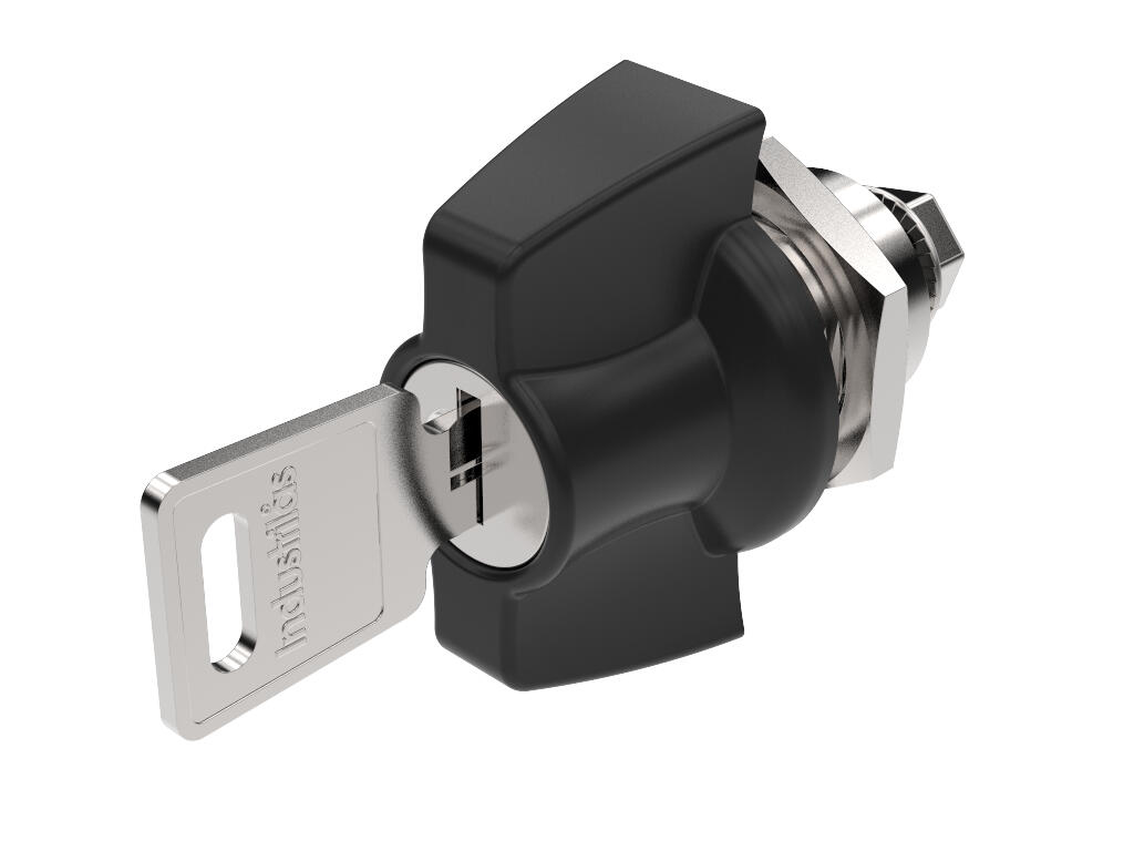 Lukitusnuppi mutterilla