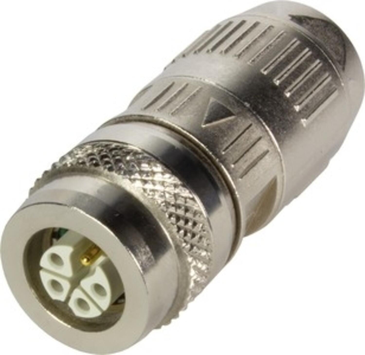 M12-liitin Power K-koodattu naaras