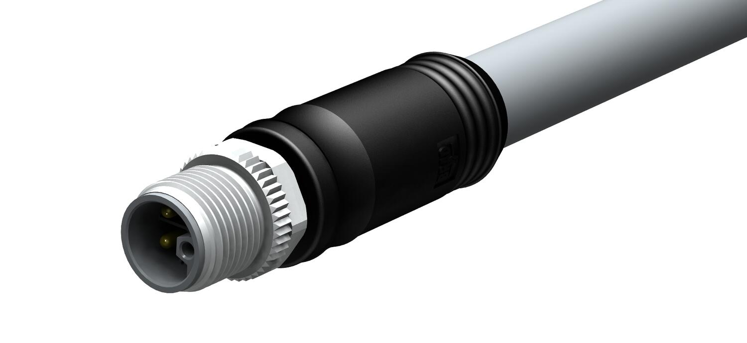 M12 Power liitinkaapeli L-koodattu