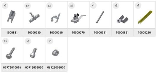 Magneettijalka kompaktikameralle mittakuva
