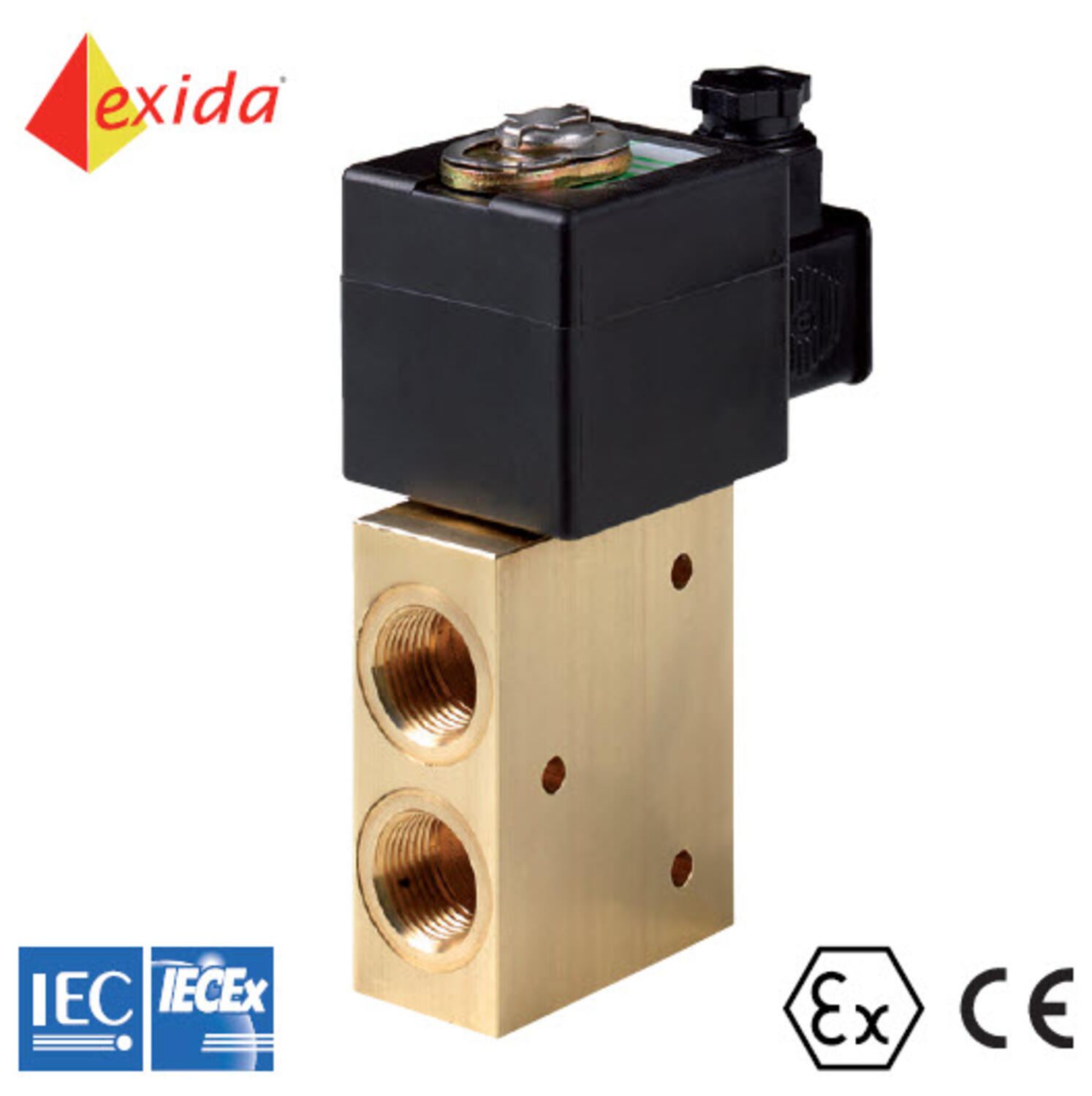 Magneettiventtiili 1/4"-½"