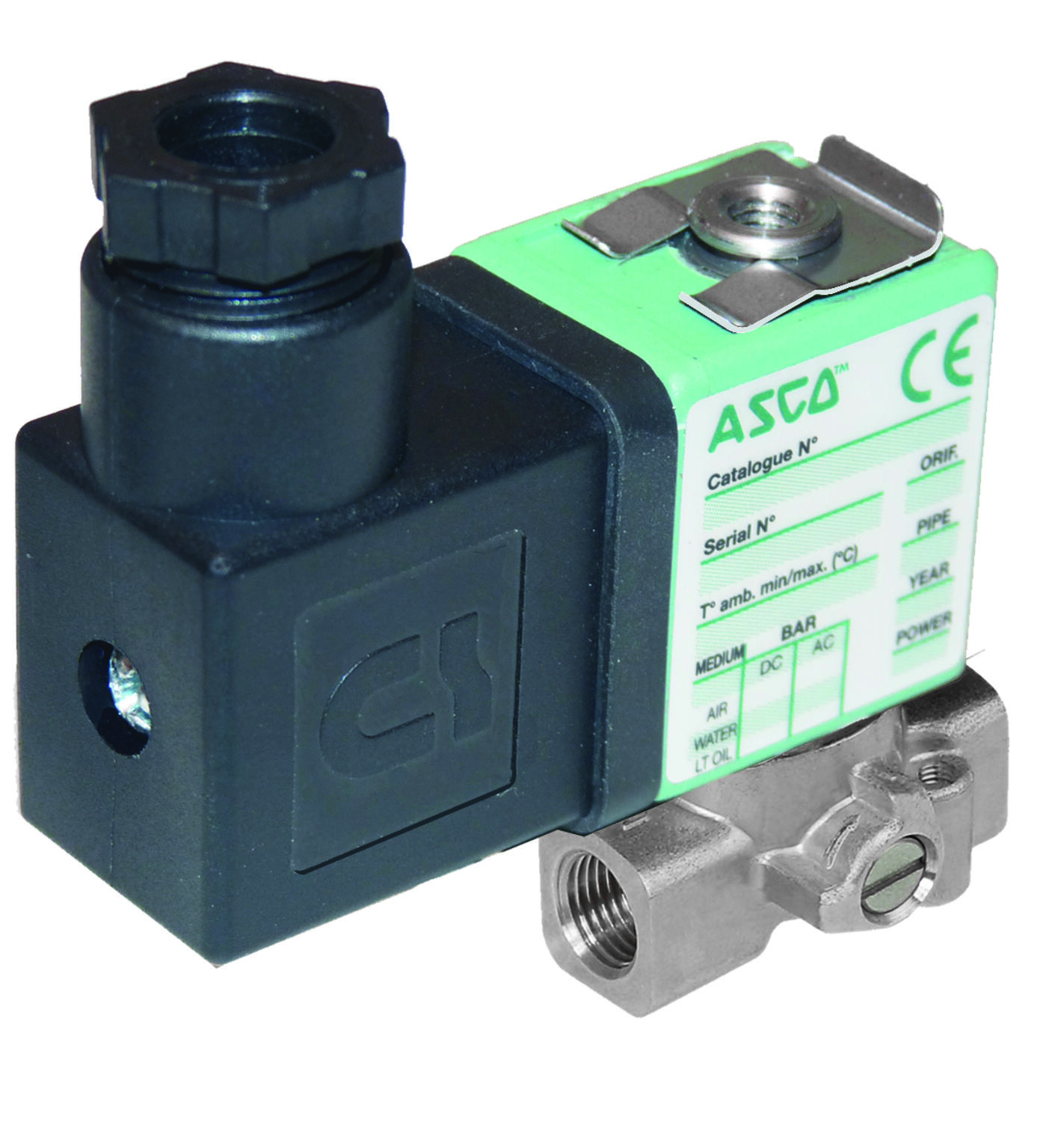 Magneettiventtiili 3/2 NC 1/8"