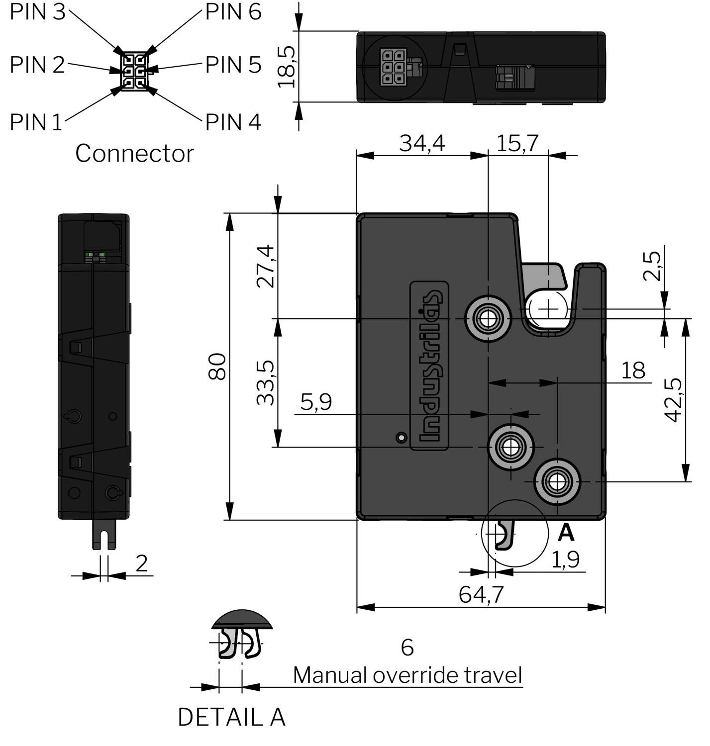 Mekatroninen Rotary Lukko