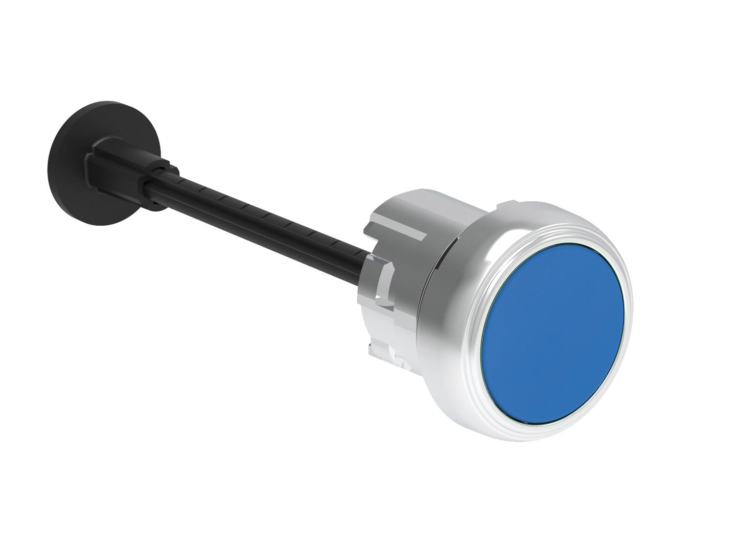 Metallinen palautuspainike sininen