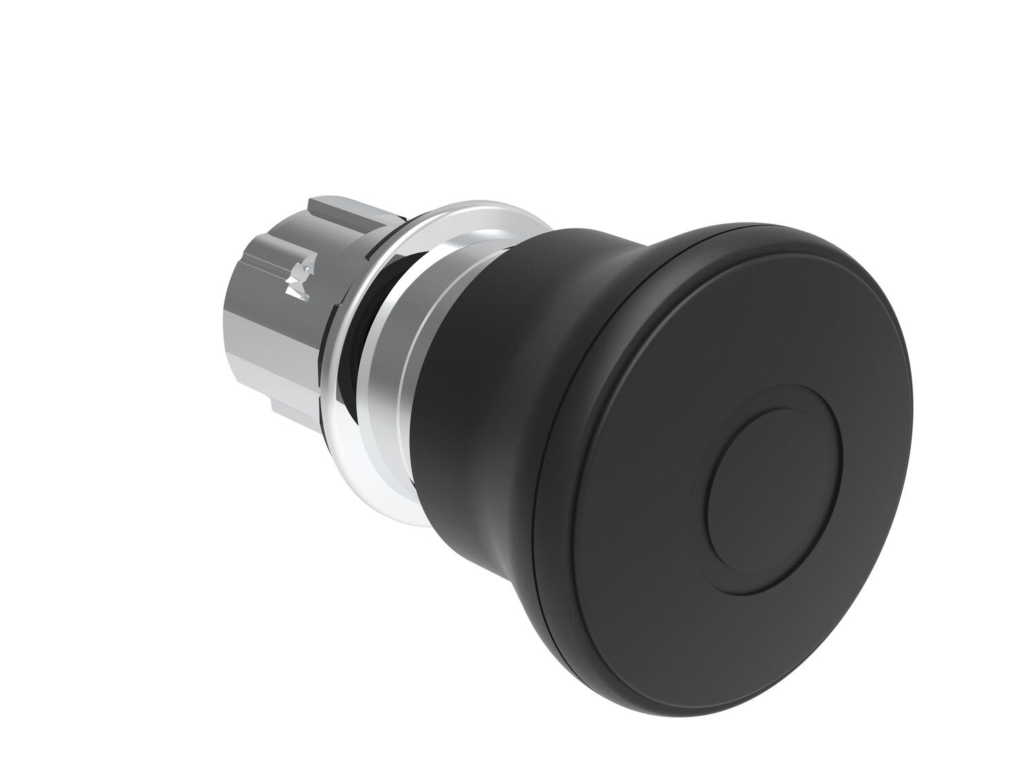 Metallinen sienipainike musta vetopalautuksella