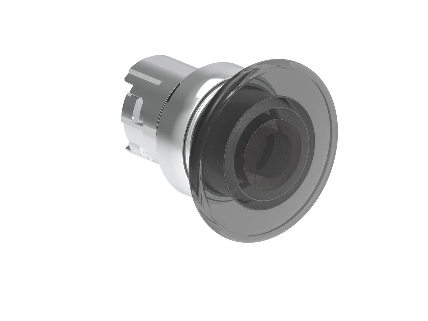 Metallinen sienipainike valkoinen palautuvana