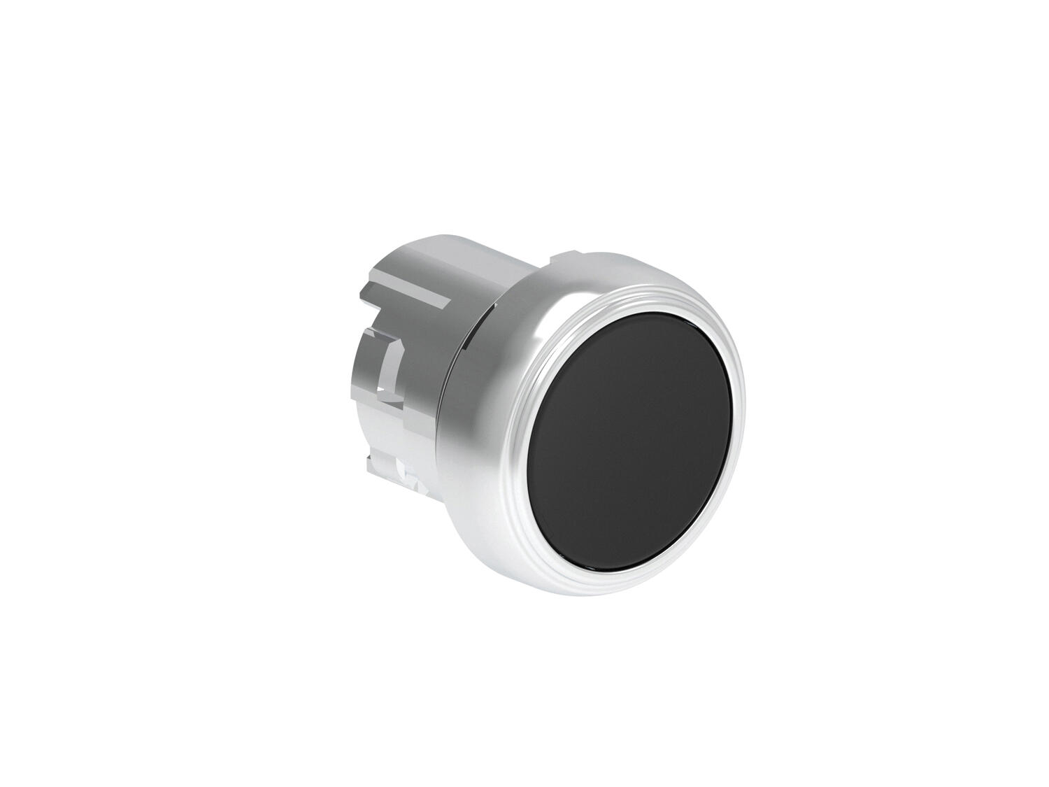 Metallinen tasopainike musta