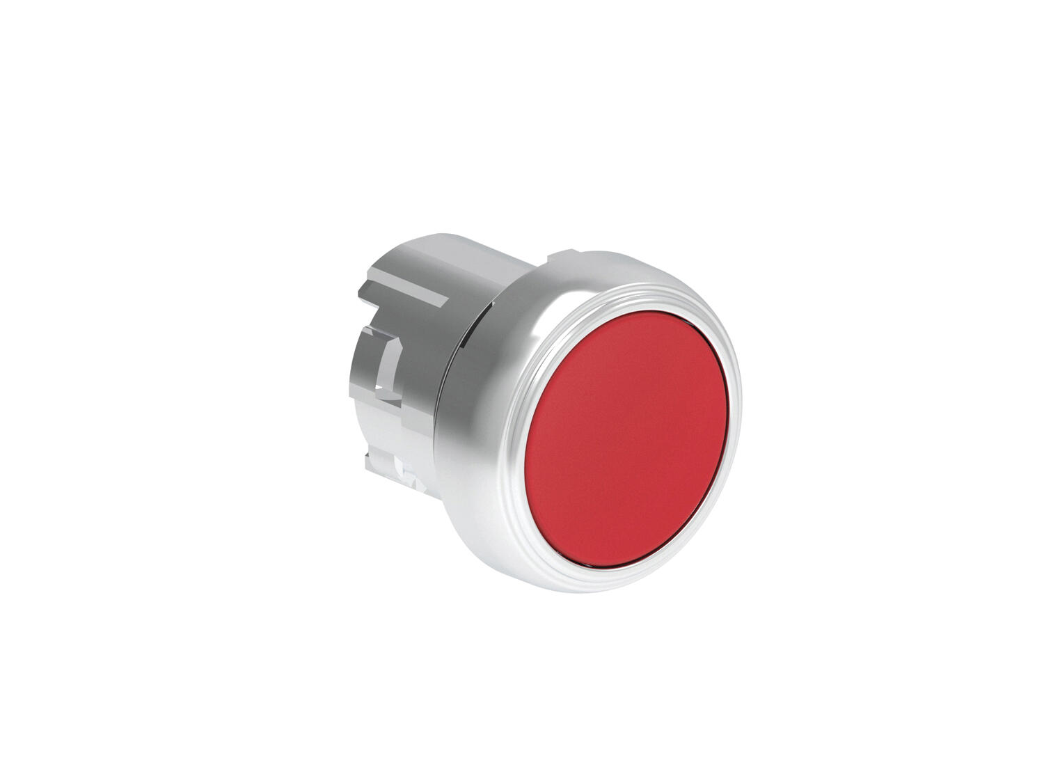 Metallinen tasopainike punainen