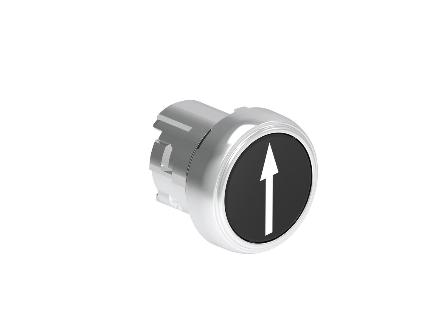 Metallinen tasopainike sininen palautuva