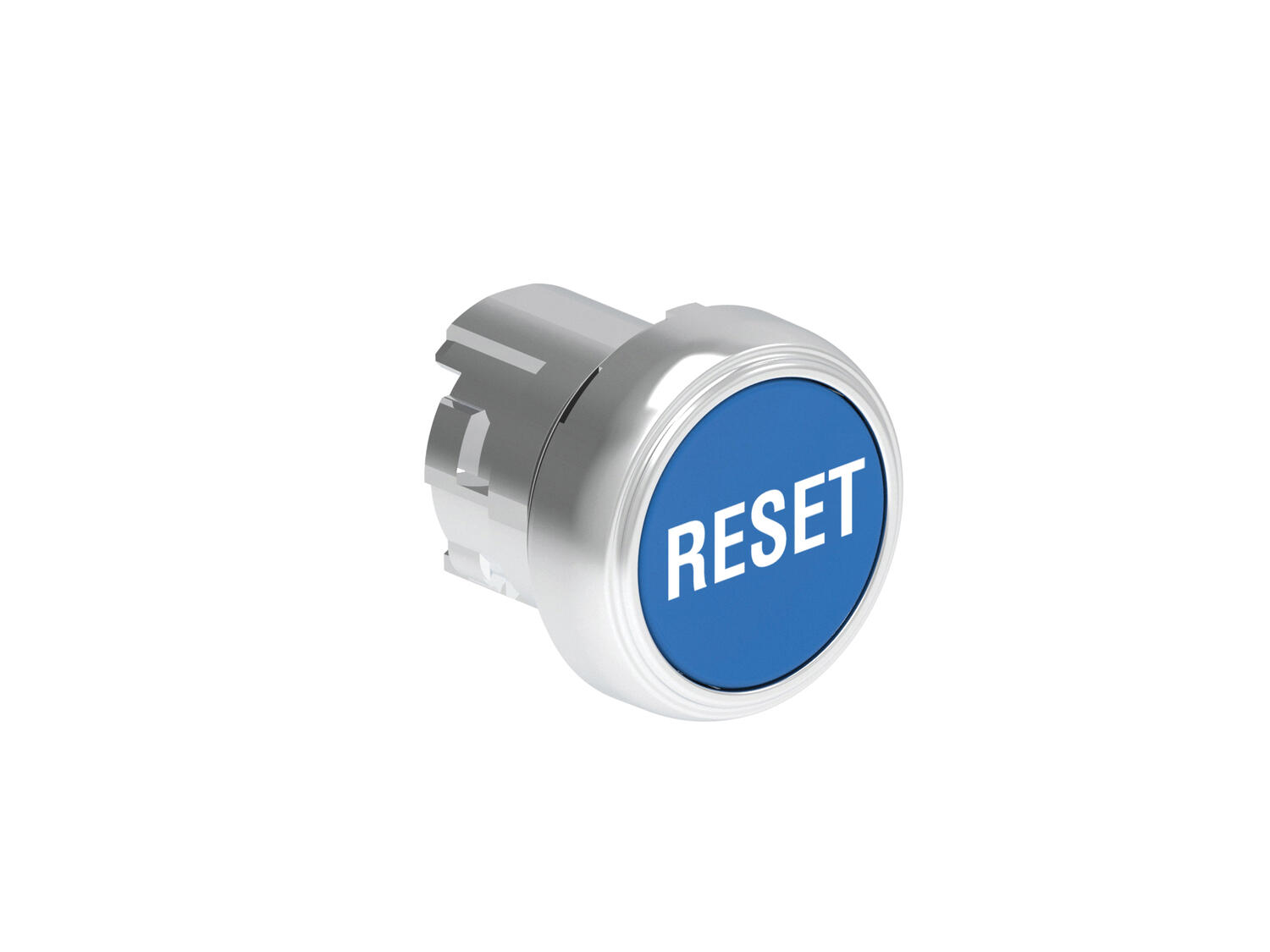 Metallinen tasopainike sininen palautuva