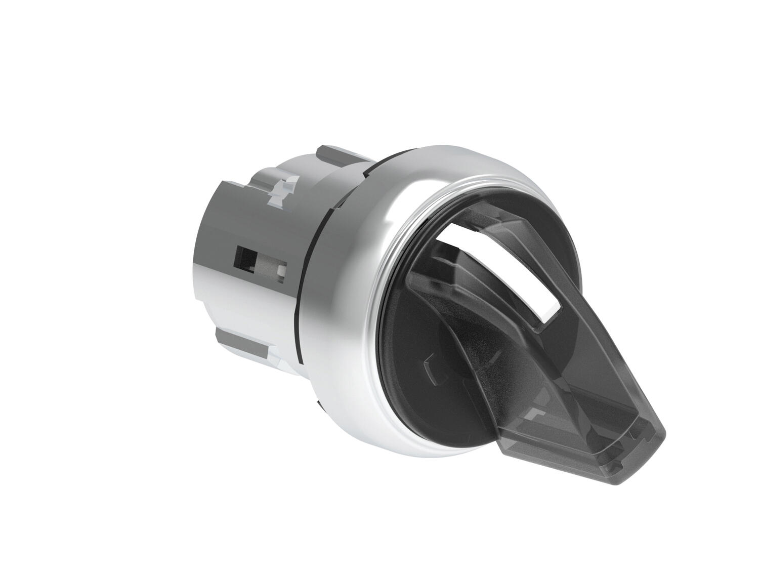 Metallinen valintakytkin valkoinen