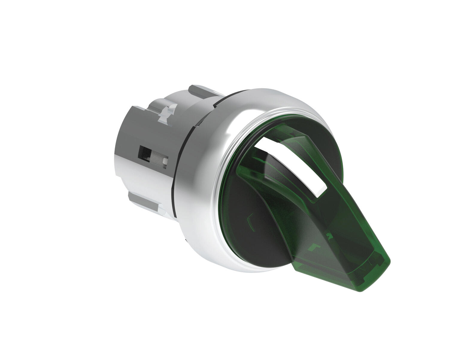 Metallinen valintakytkin vihreä