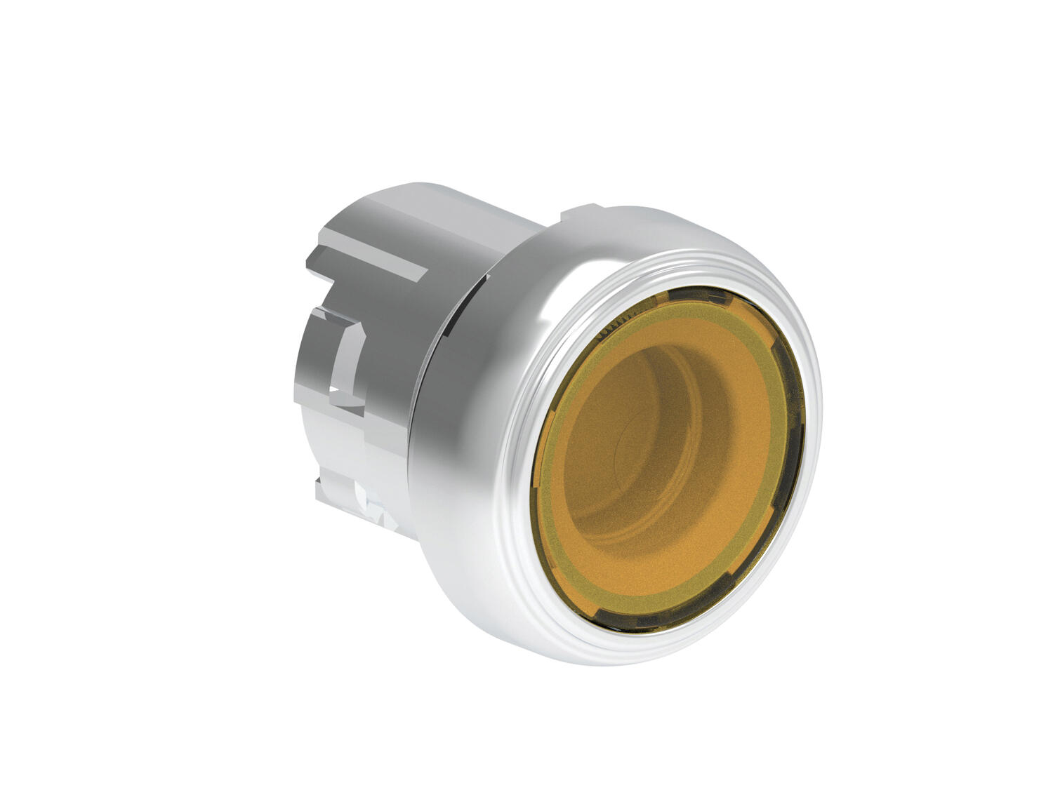 Metallinen valopainike keltainen